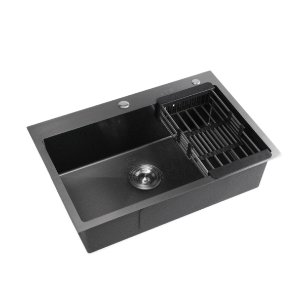 AGOS SINK 600X450X230 202 SK5002 BLACK FINISHED