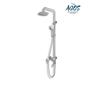 SHOWER SET #MSL1308 SILVER WARM & COLD 220X50X1150